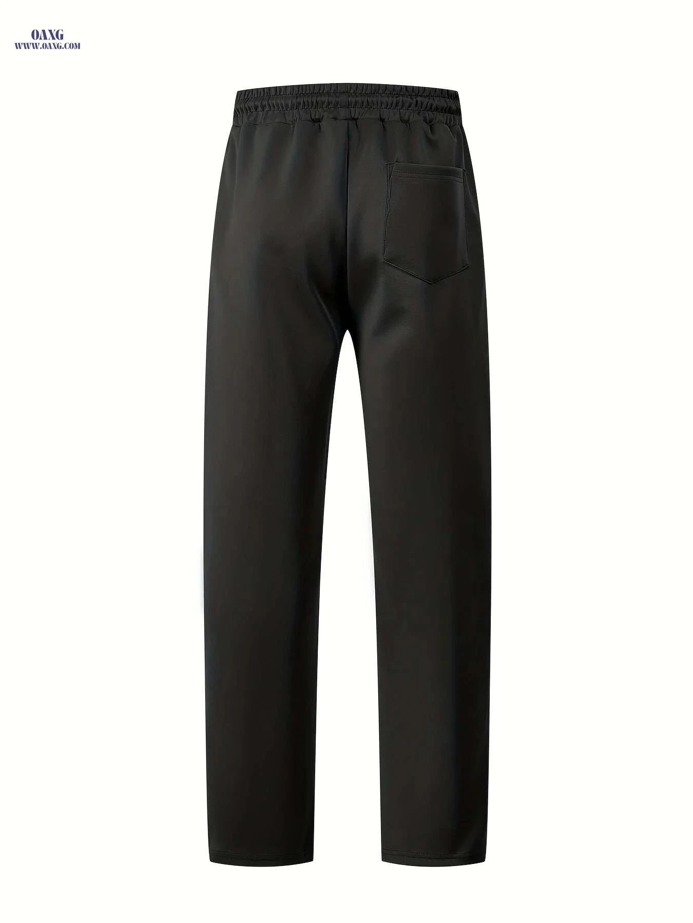 Comfortable Color-Block Jogger Pants - Adjustable Drawstring Waist   OAXG dark brown / S