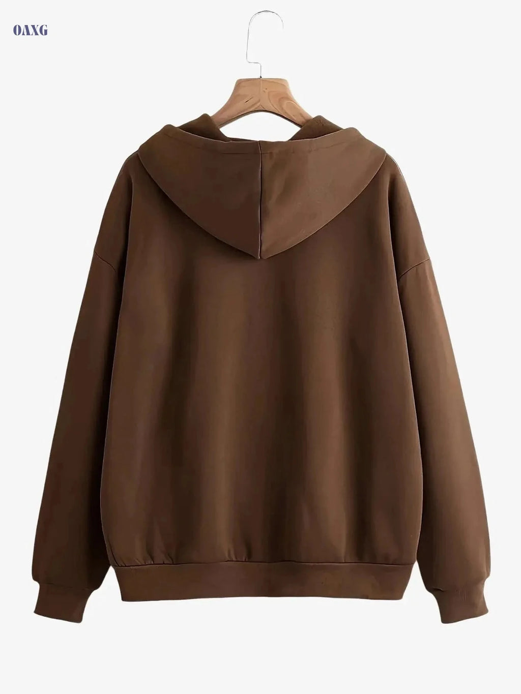 Cozy Women's Zip-Up Hoodie - Casual Pullover with Pockets   OAXG 