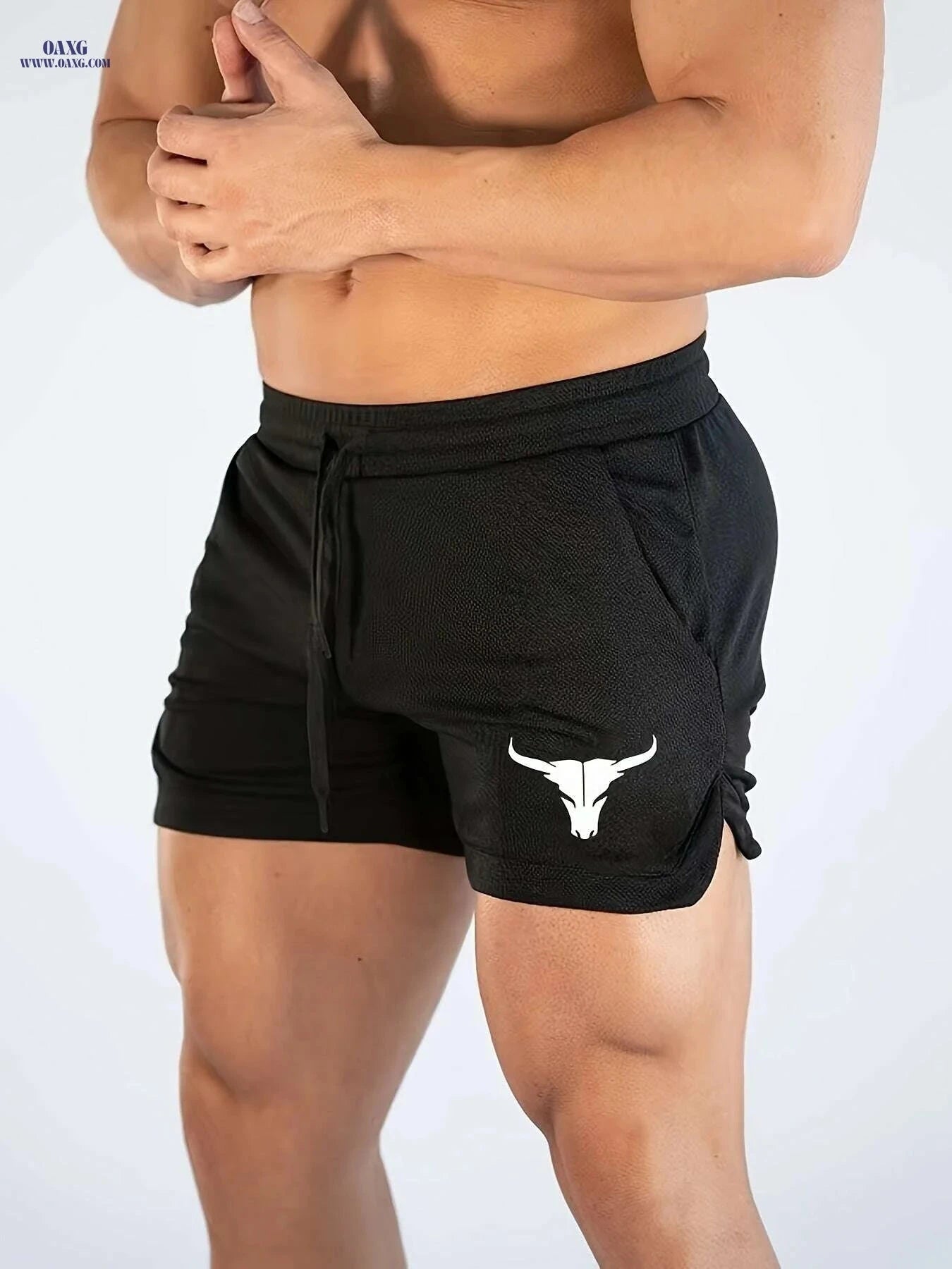 Creative Print Summer Sports Shorts for Men - Breathable Running Gear   OAXG 