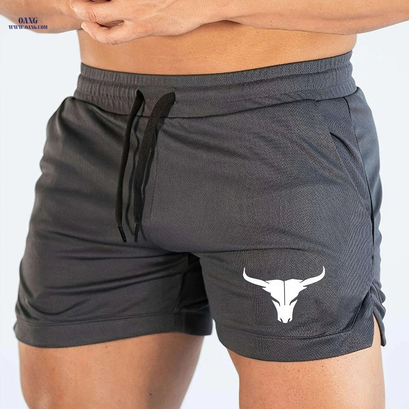 Creative Print Summer Sports Shorts for Men - Breathable Running Gear   OAXG Army Green / S