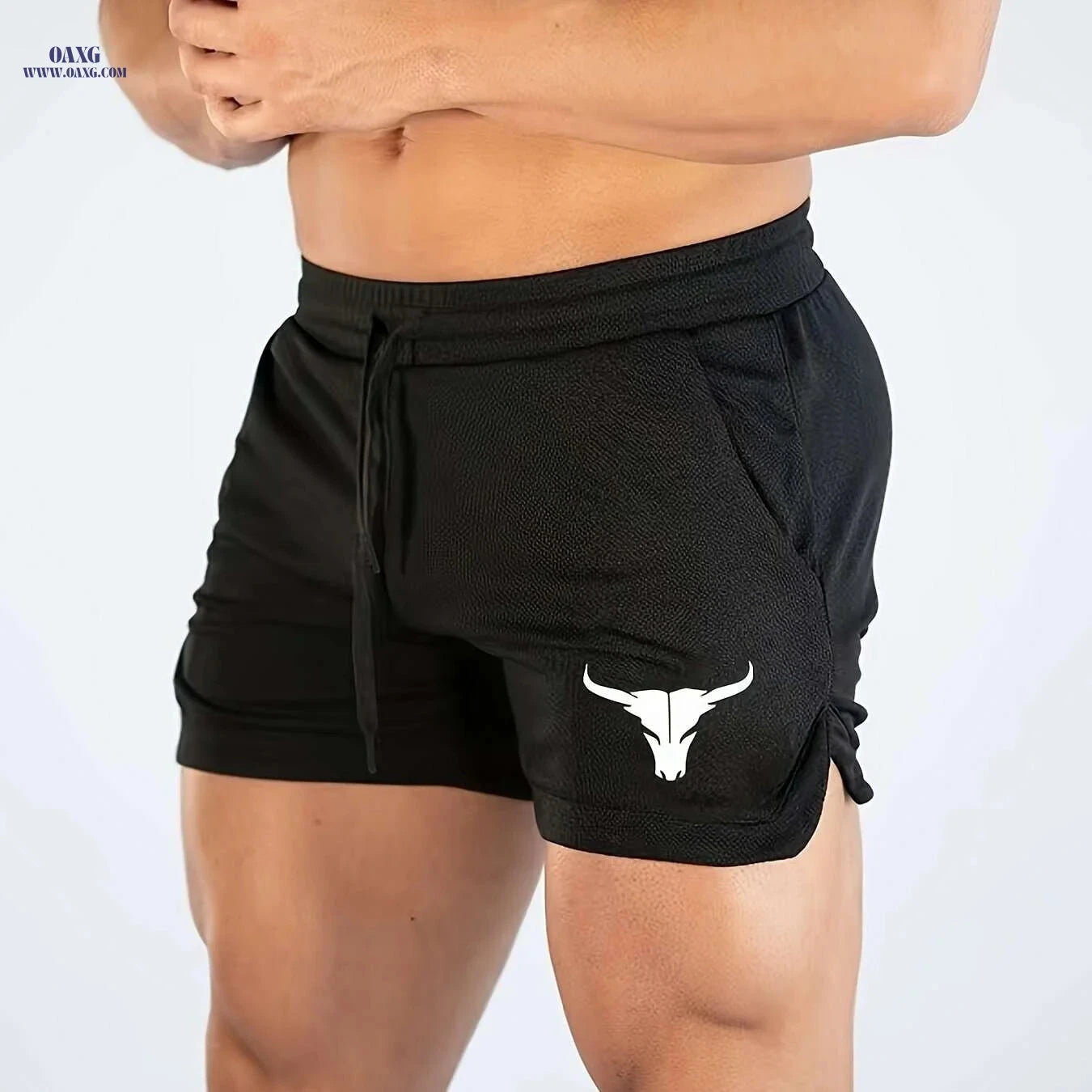 Creative Print Summer Sports Shorts for Men - Breathable Running Gear   OAXG Army Green / S