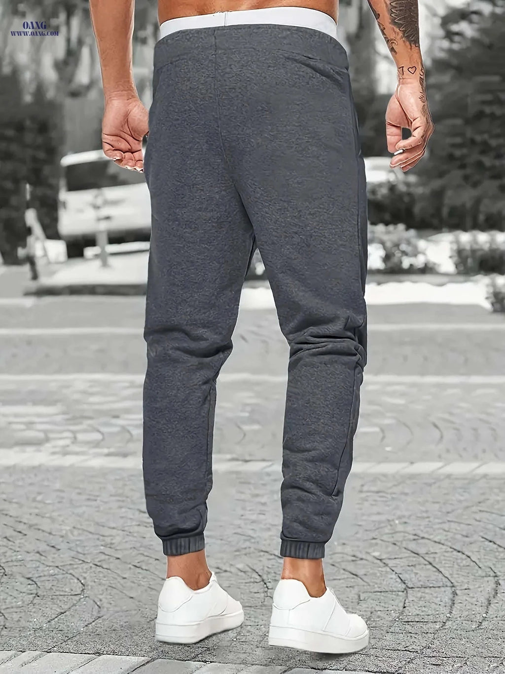Creepy Face Print Joggers for Men – Casual Drawstring Sweatpants   OAXG 