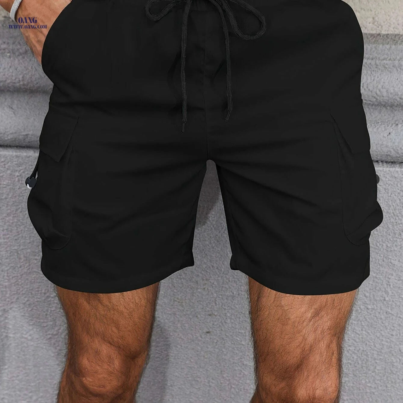 Durable Men's Work Shorts - Multiple Pockets for Practical Use   OAXG 