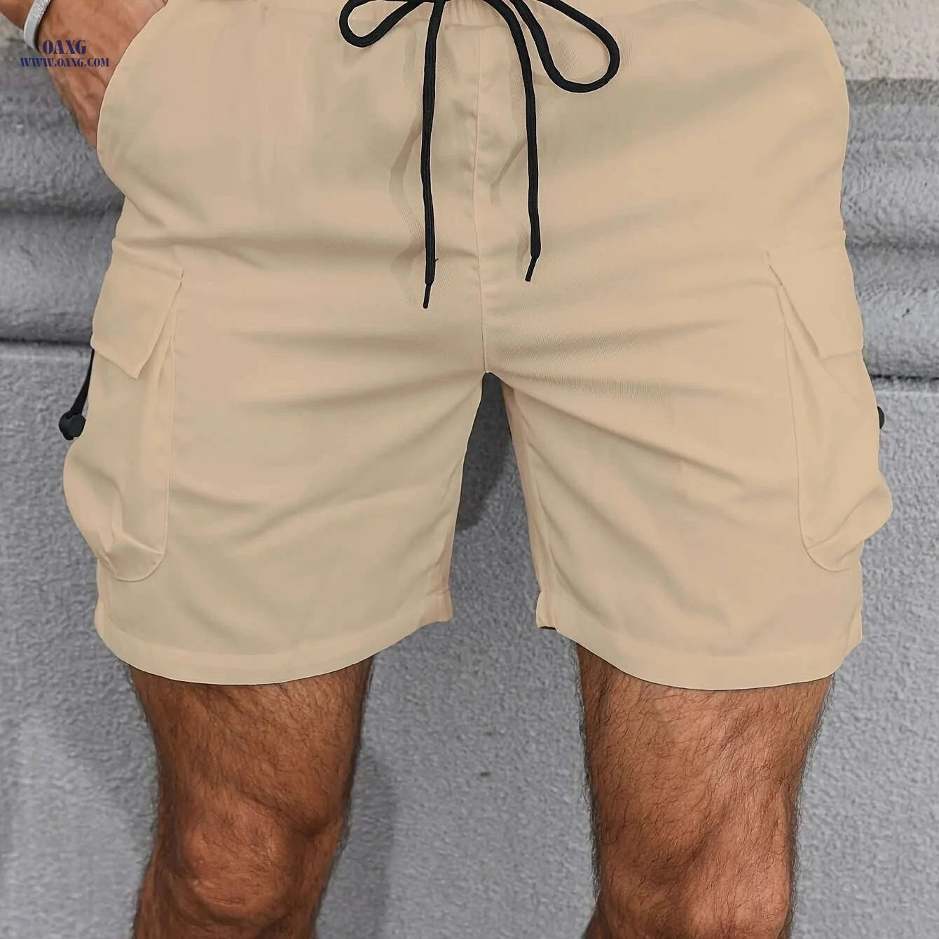 Durable Men's Work Shorts - Multiple Pockets for Practical Use   OAXG 