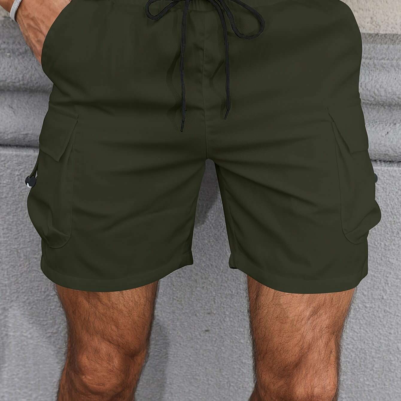Durable Men's Work Shorts - Multiple Pockets for Practical Use   OAXG 