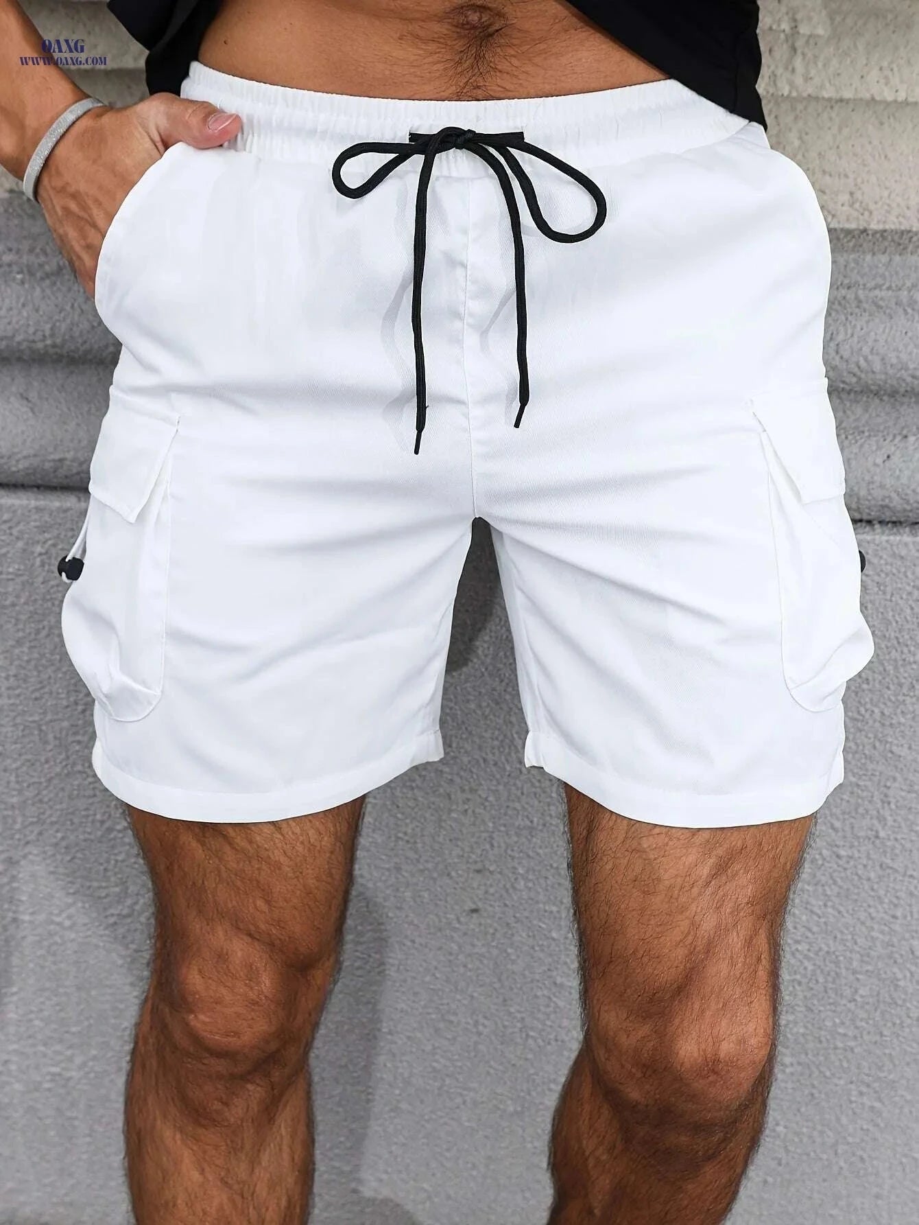 Durable Men's Work Shorts - Multiple Pockets for Practical Use   OAXG 