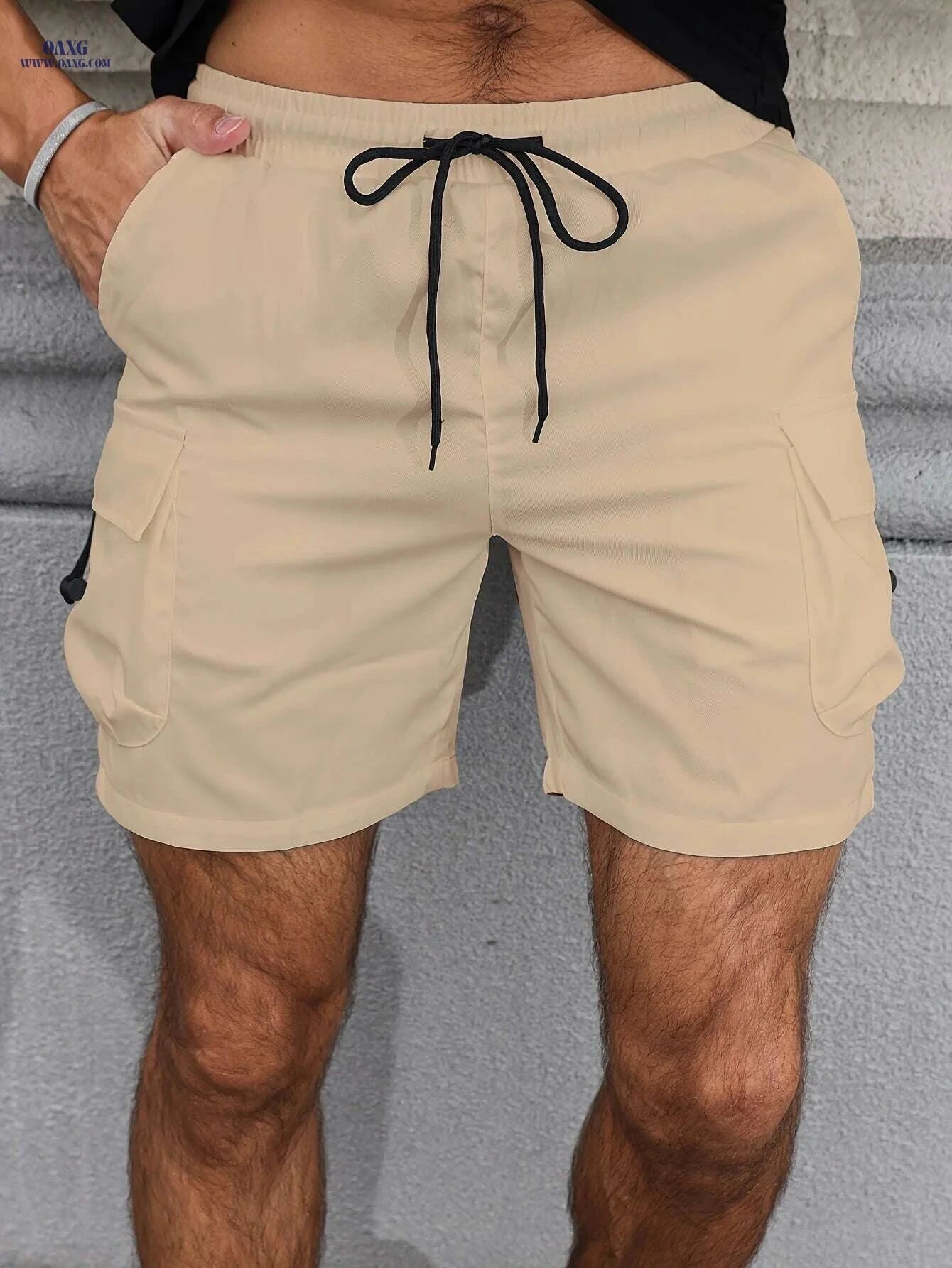 Durable Men's Work Shorts - Multiple Pockets for Practical Use   OAXG 