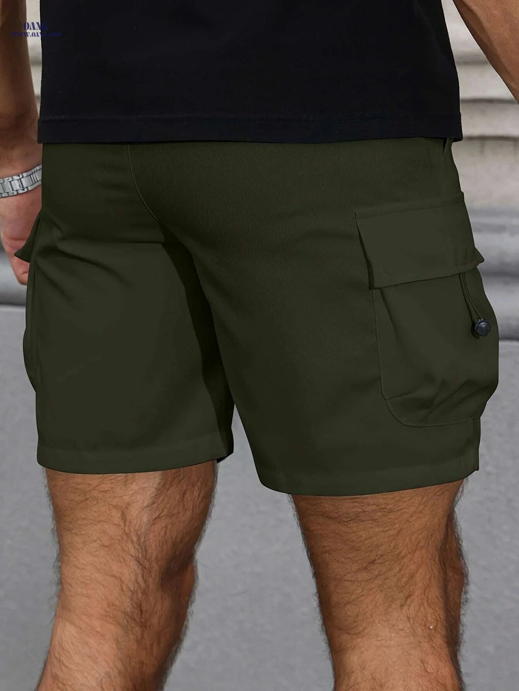 Durable Men's Work Shorts - Multiple Pockets for Practical Use   OAXG White / XS