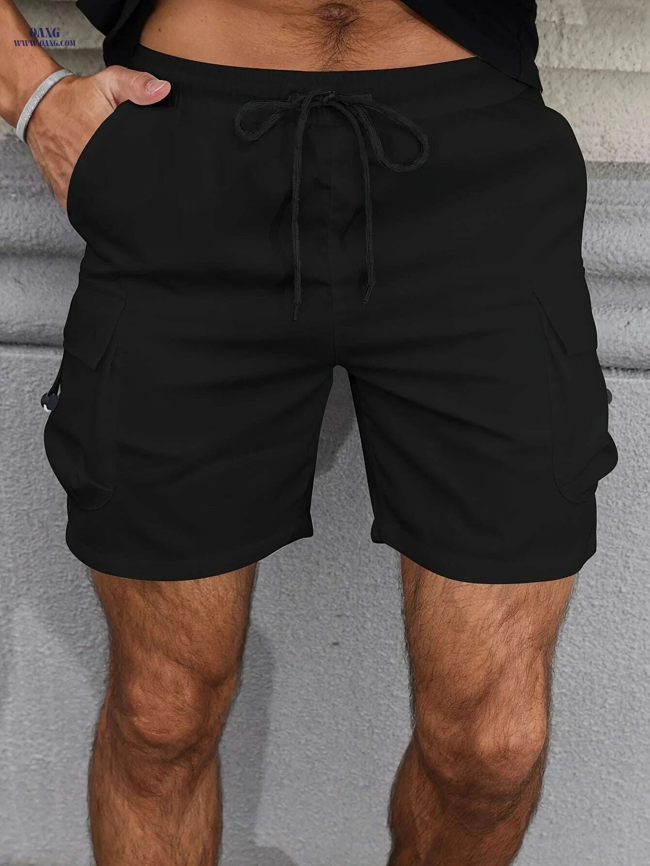 Durable Men's Work Shorts - Multiple Pockets for Practical Use   OAXG White / XS