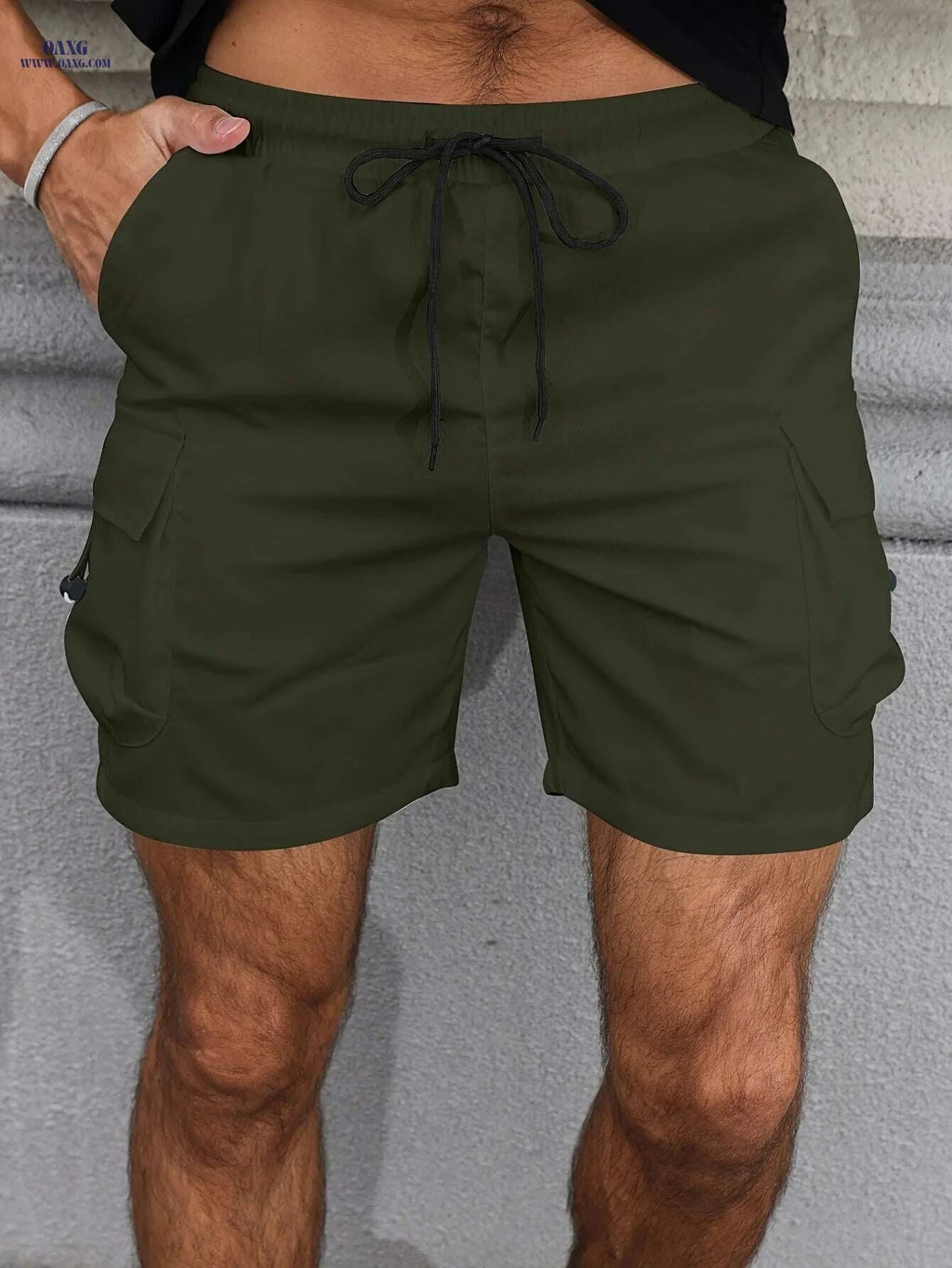 Durable Men's Work Shorts - Multiple Pockets for Practical Use   OAXG White / XS
