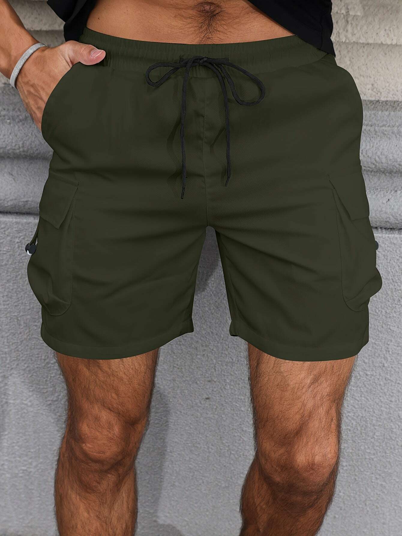 Durable Men's Work Shorts - Multiple Pockets for Practical Use   OAXG White / XS