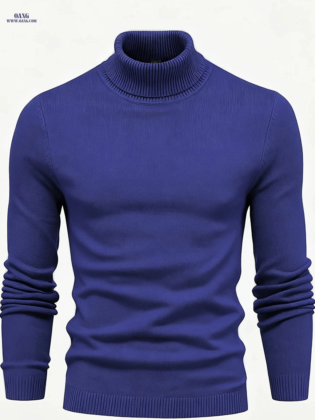 Early Autumn Men's Classic Sweater - Soft Viscose, High Neck Design   OAXG 
