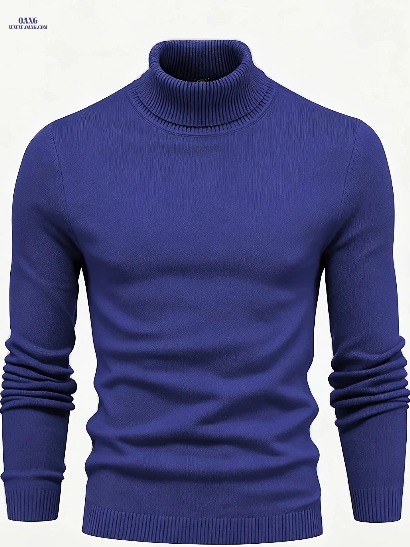 Early Autumn Men's Classic Sweater - Soft Viscose, High Neck Design   OAXG 
