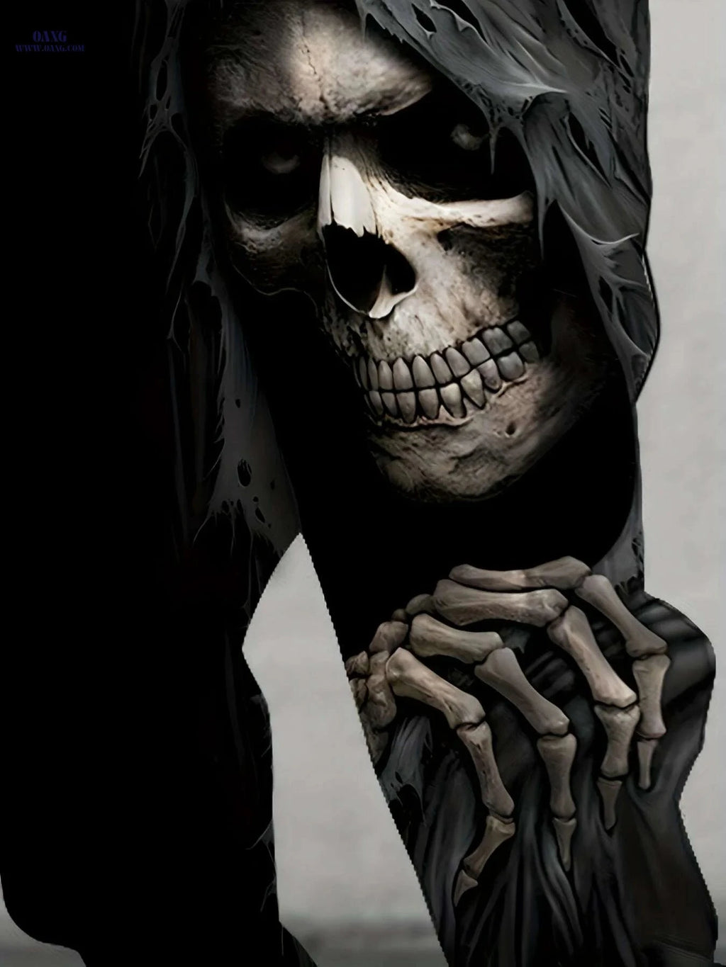 Edgy 3D Halloween Skull Joggers - Full-Length Casual Streetwear for Men   OAXG 