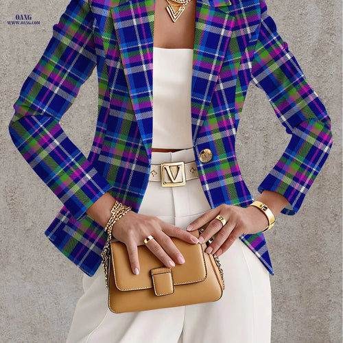 Elegant Autumn Apparel for Women - Unique Tops and Coats   OAXG Mixed colors / S