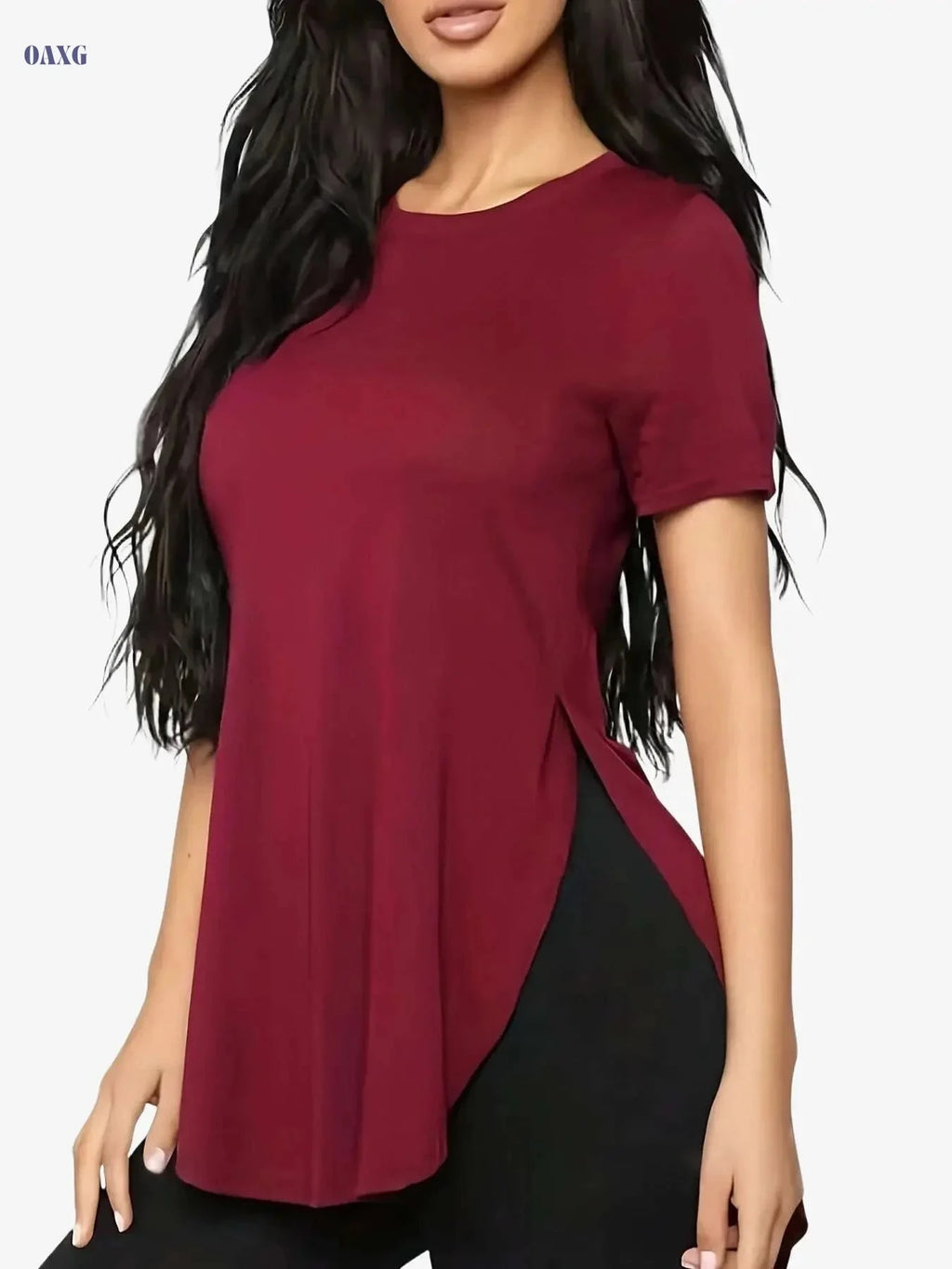 Elegant Black T-Shirt for Women - "Mama Needs Coffee" Print   OAXG 
