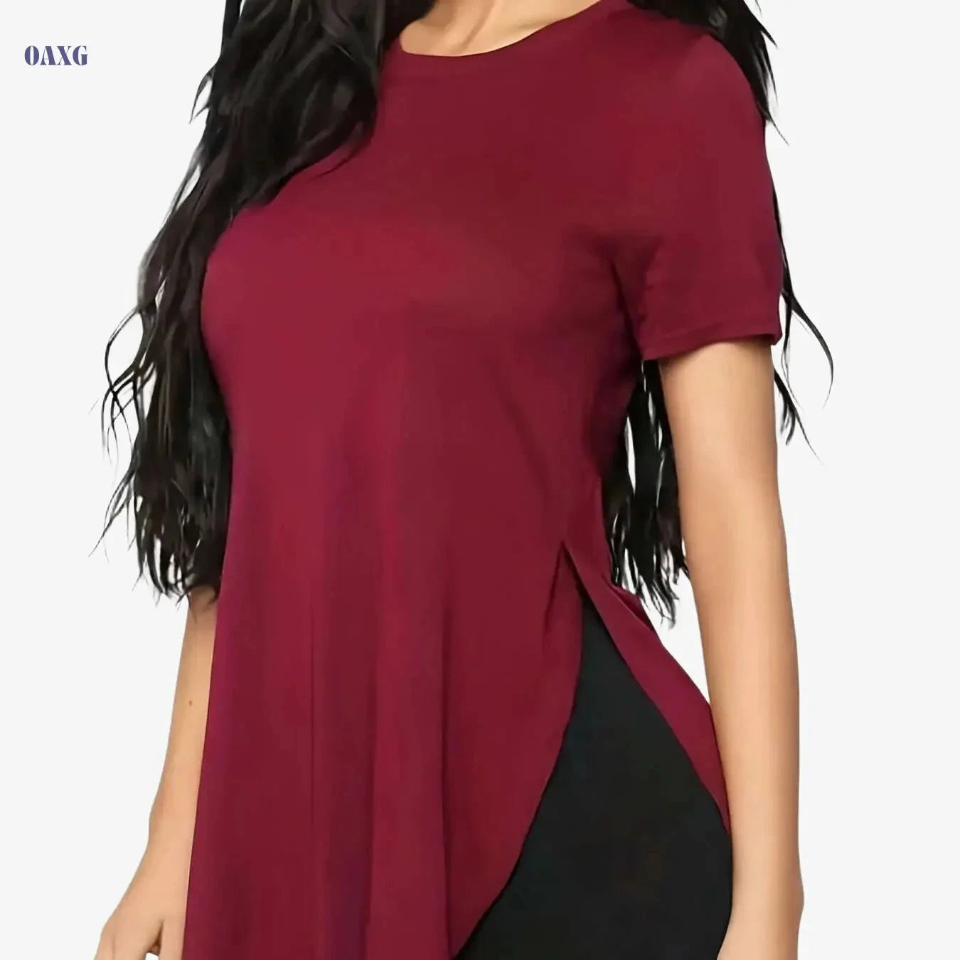 Elegant Black T-Shirt for Women - "Mama Needs Coffee" Print   OAXG 