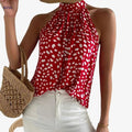 Elegant Floral Off The Shoulder Blouse - Summer Casual for Women   OAXG 