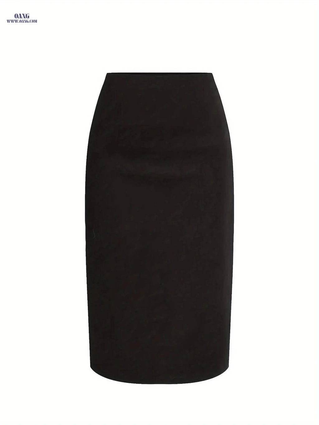 Elegant High Waist Pencil Skirt - Slim Fit Bodycon for Office Wear   OAXG Black / S