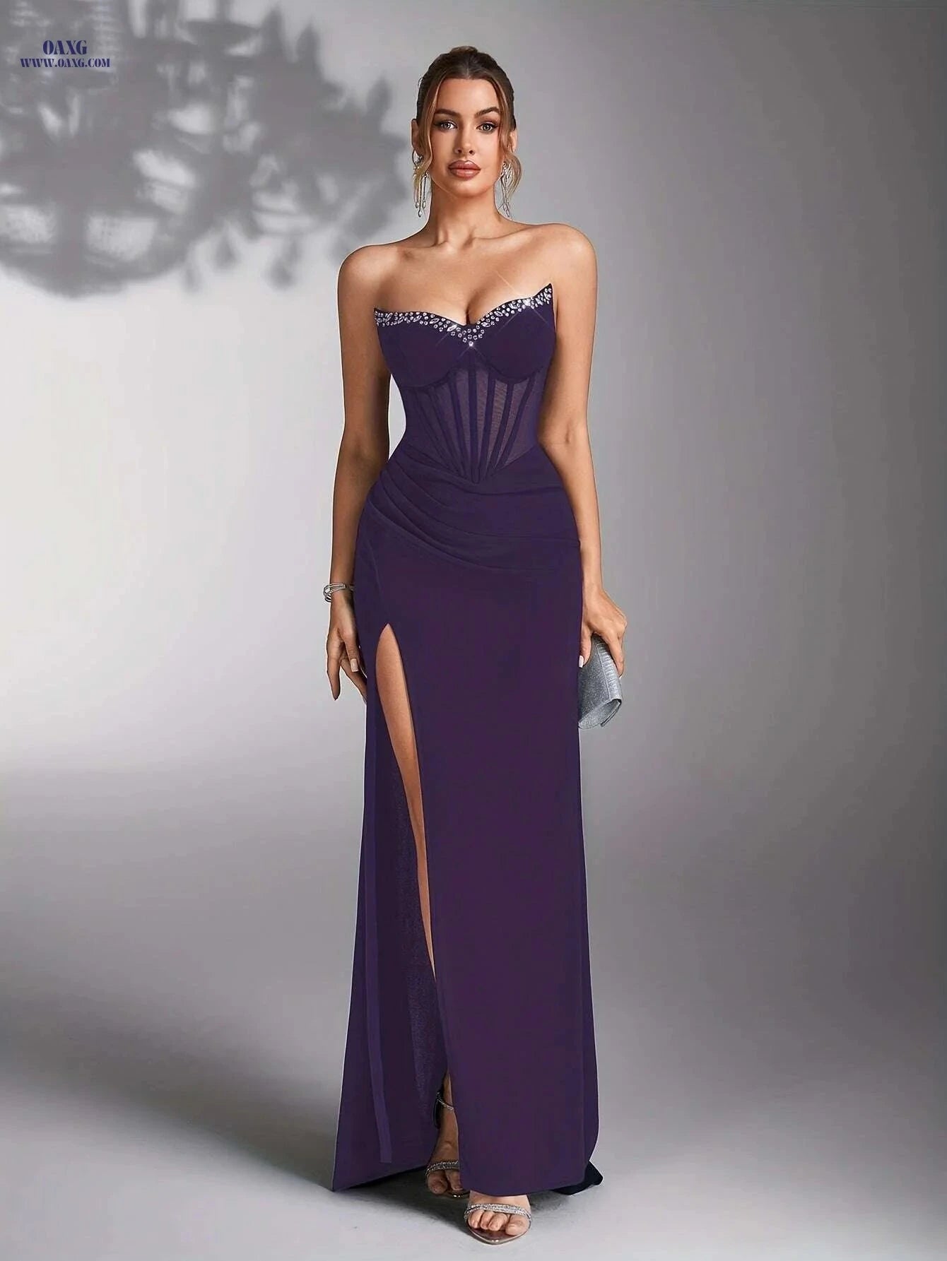 Elegant Ladies' Evening Gown - Perfect for Weddings & Bridesmaids   OAXG 