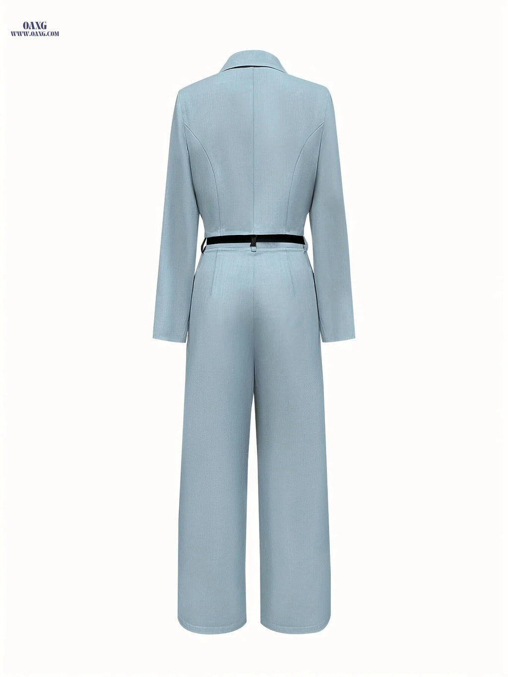 Elegant Long-Sleeved Top & Loose Pants Set - Level 1 Fashion   OAXG Apricot / S