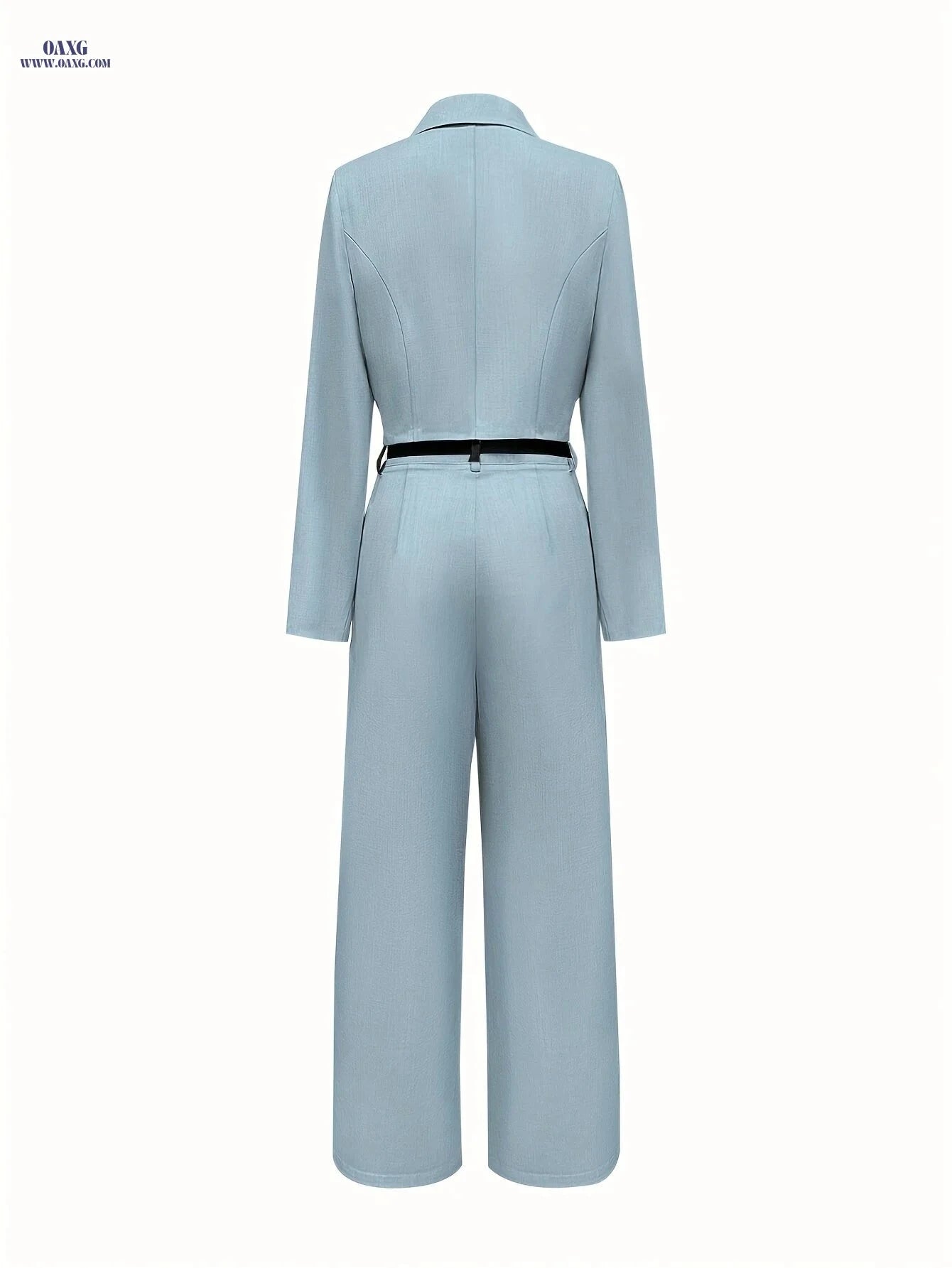 Elegant Long-Sleeved Top & Loose Pants Set - Level 1 Fashion   OAXG Apricot / S