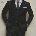 Elegant Men's Slim Fit Tuxedo Set - Perfect for Weddings & Events   OAXG 