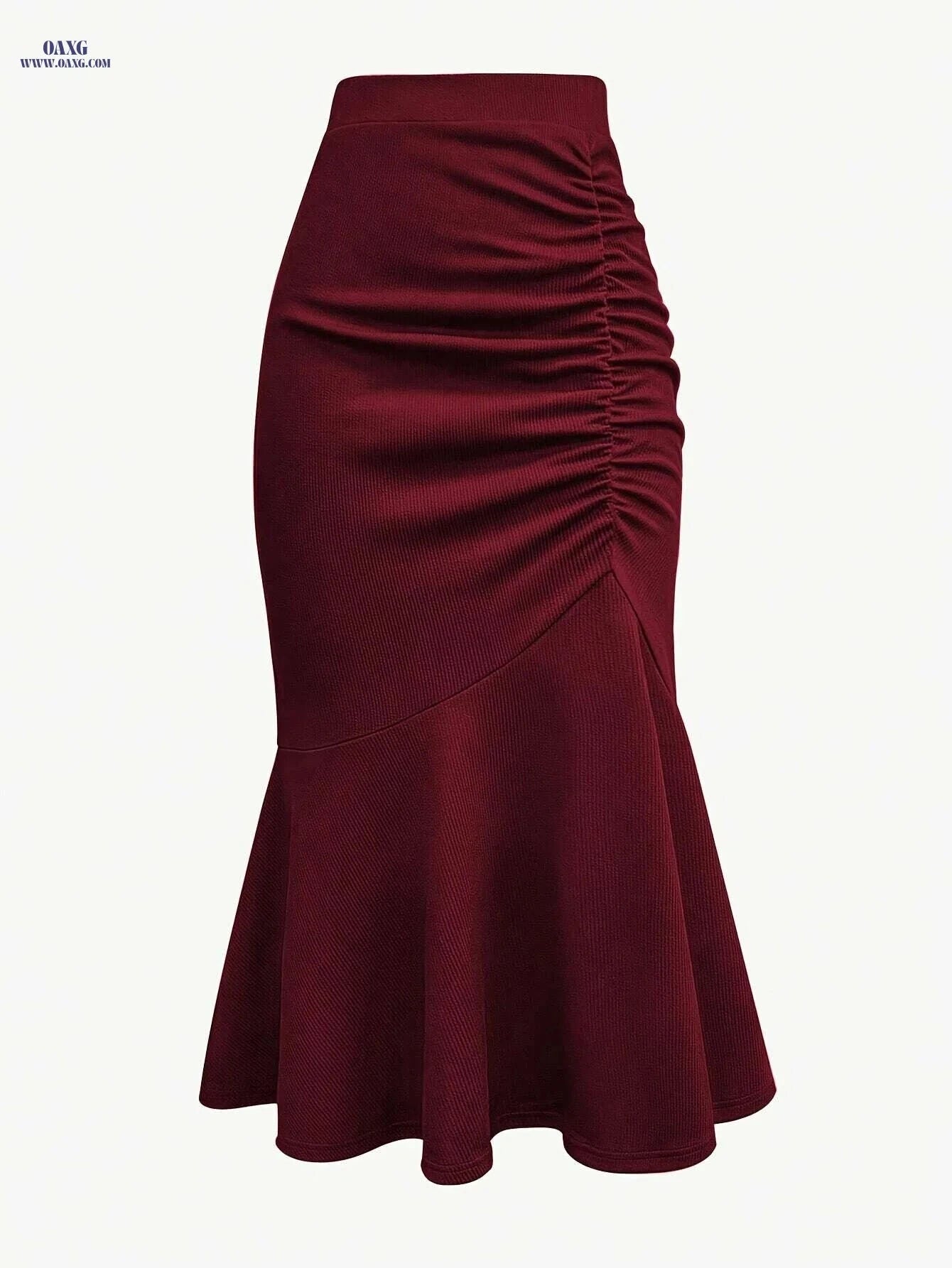 Elegant Mermaid to Fish Tail Skirt - All-Season A-Line Party Dress   OAXG White / S