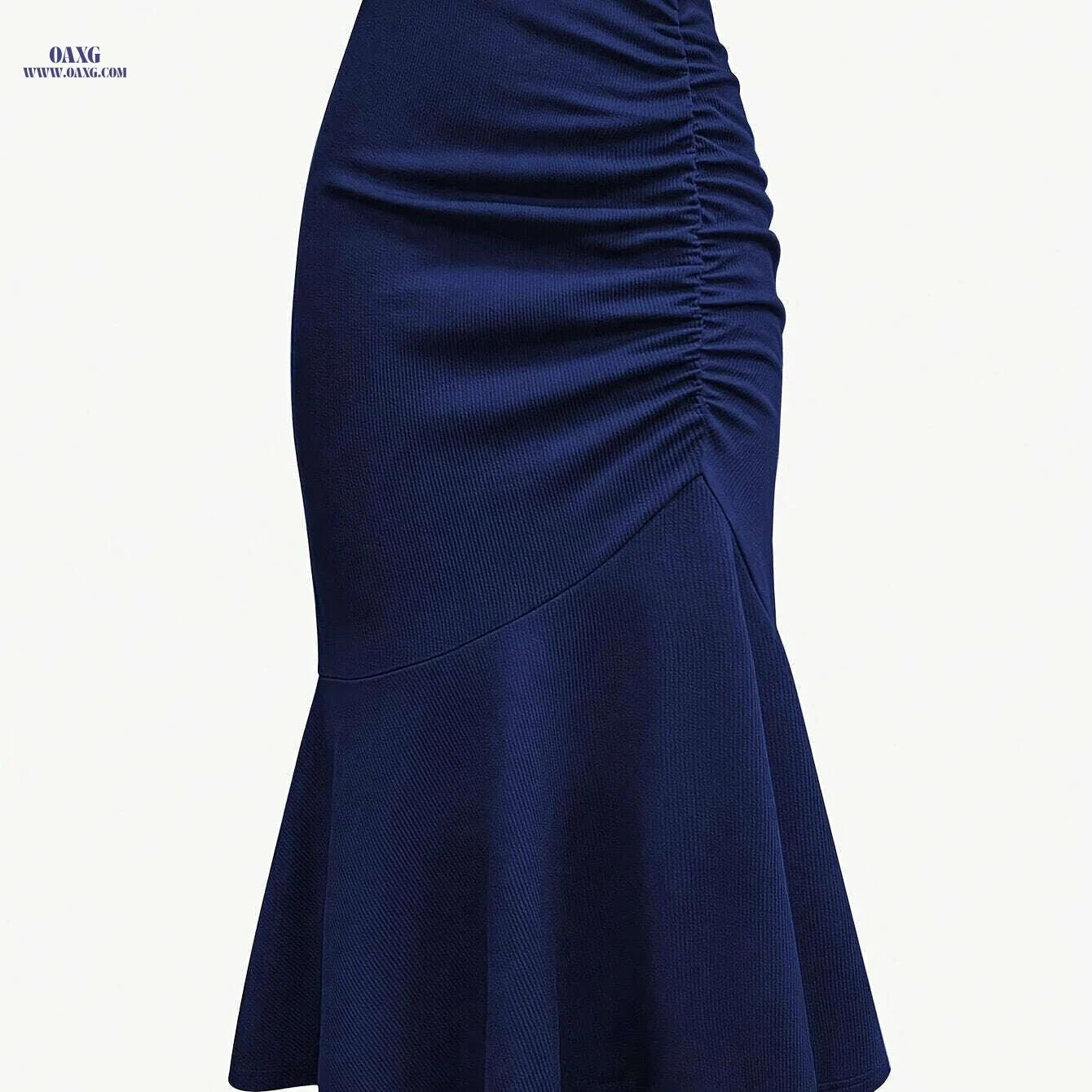 Elegant Mermaid to Fish Tail Skirt - All-Season A-Line Party Dress   OAXG White / S