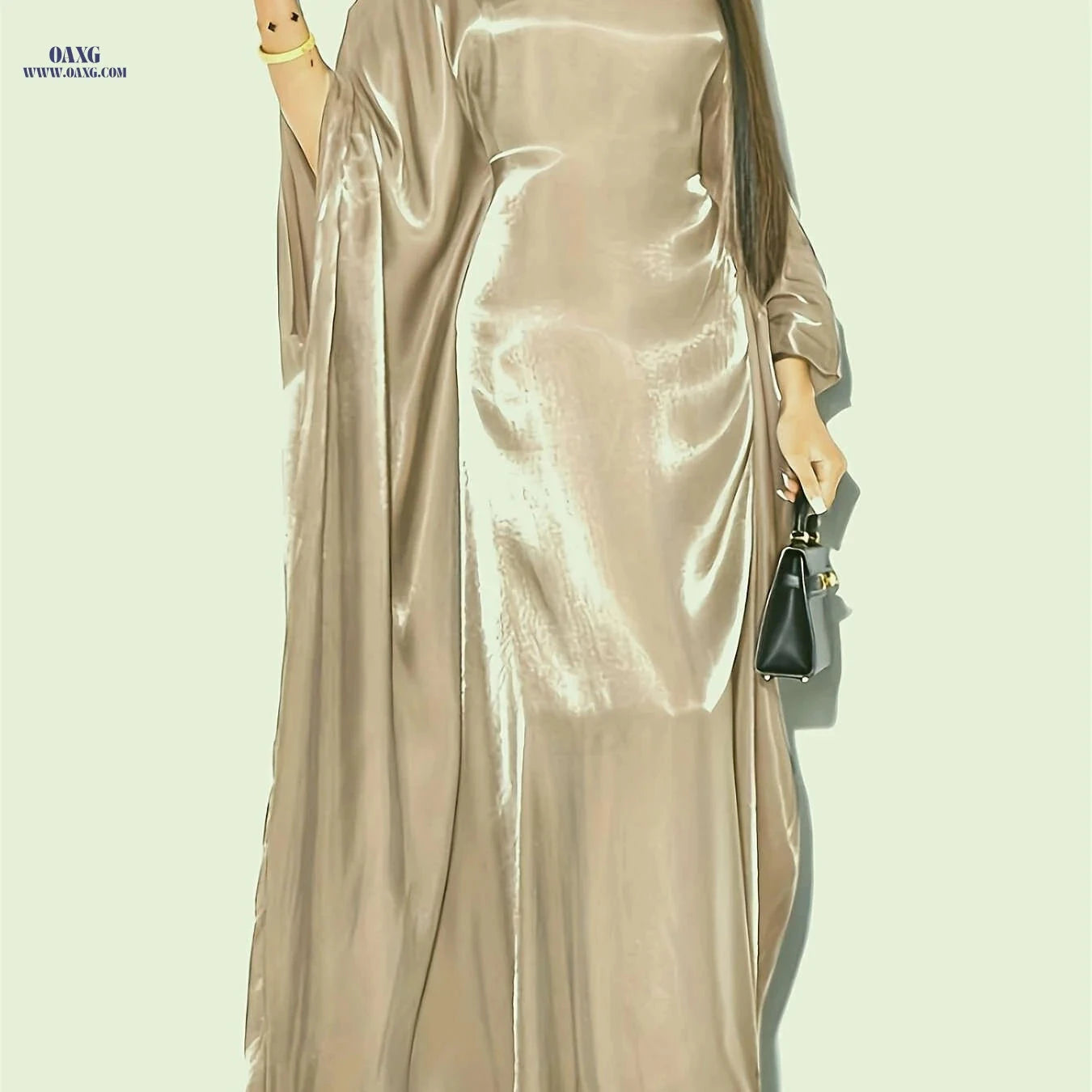 Elegant Middle Eastern Shimmering Robe - One Size Fits All, Model 8336-8   OAXG 