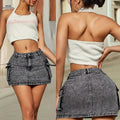 Elegant Stir-Fried Snowflakes and Short Skirts - 63% Cotton Mix   OAXG 