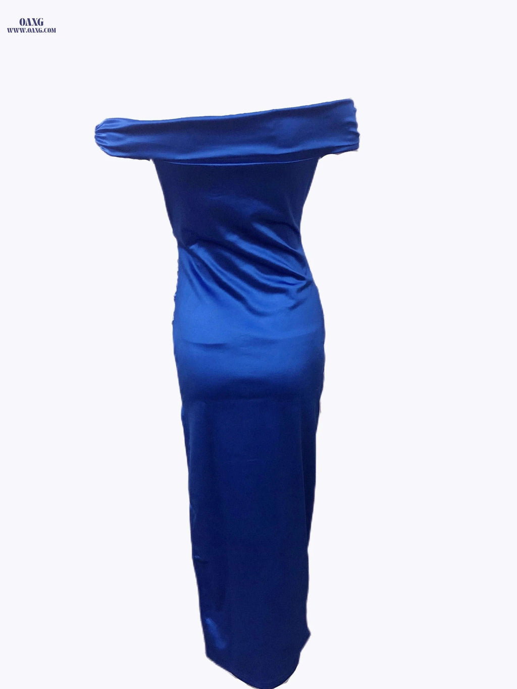 Elegant Strapless Mermaid Evening Gown - Fit and Flare Design   OAXG Brick Red / S