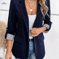 Elegant Temperament Suit Jacket Coat - Spring & Autumn Fashion   OAXG 