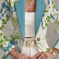 Elegant Women’s Autumn Coats - Floral Print, Long Sleeve Style   OAXG Mixed colors / S