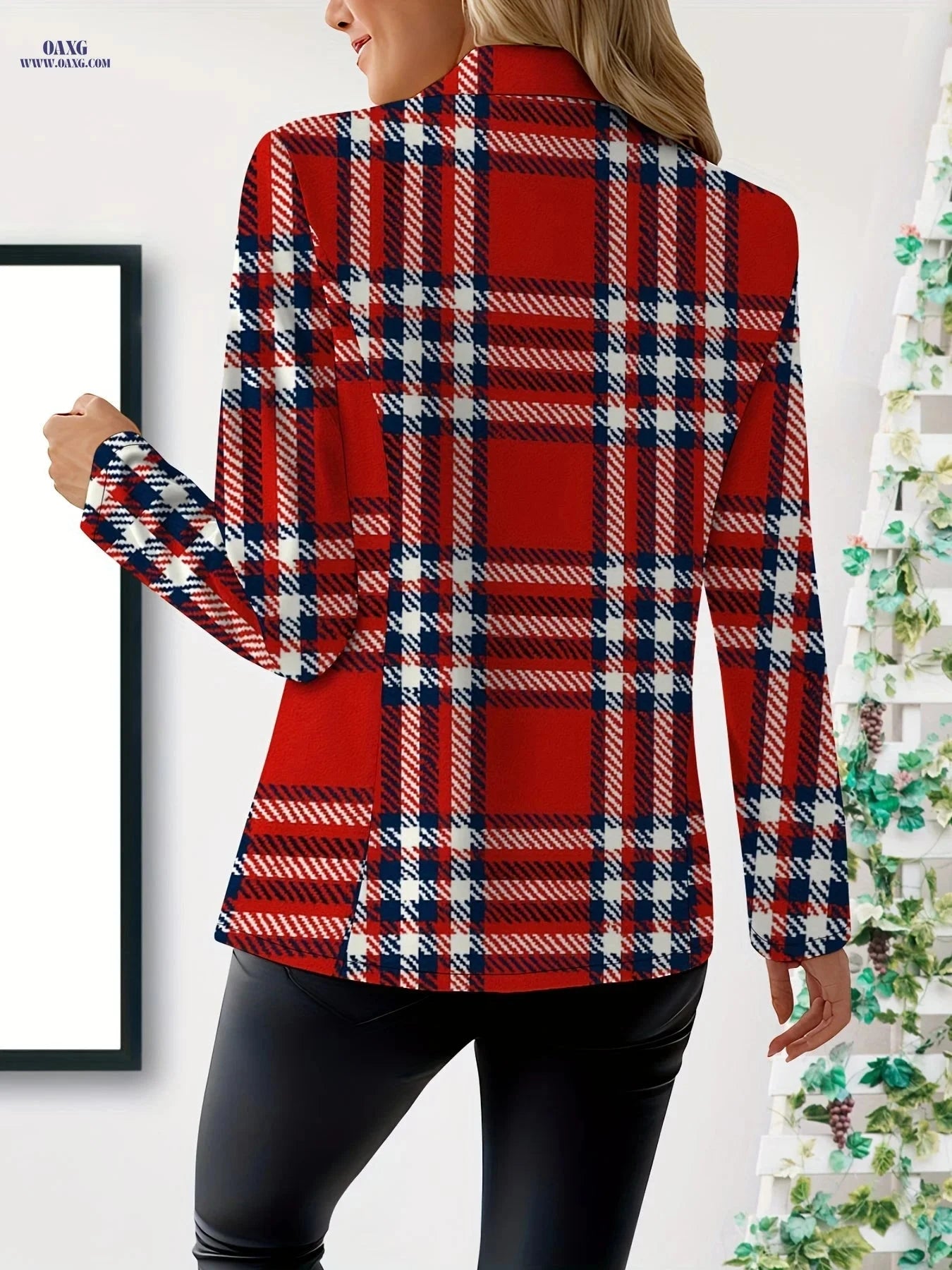 Elegant Women's Autumn Jackets - Versatile Floral Design for Fall   OAXG 