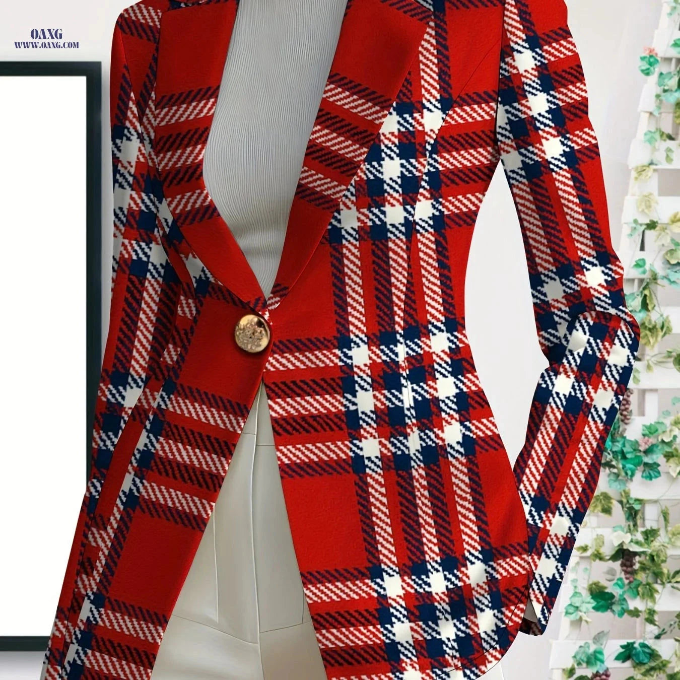 Elegant Women's Autumn Jackets - Versatile Floral Design for Fall   OAXG Mixed Color / XS
