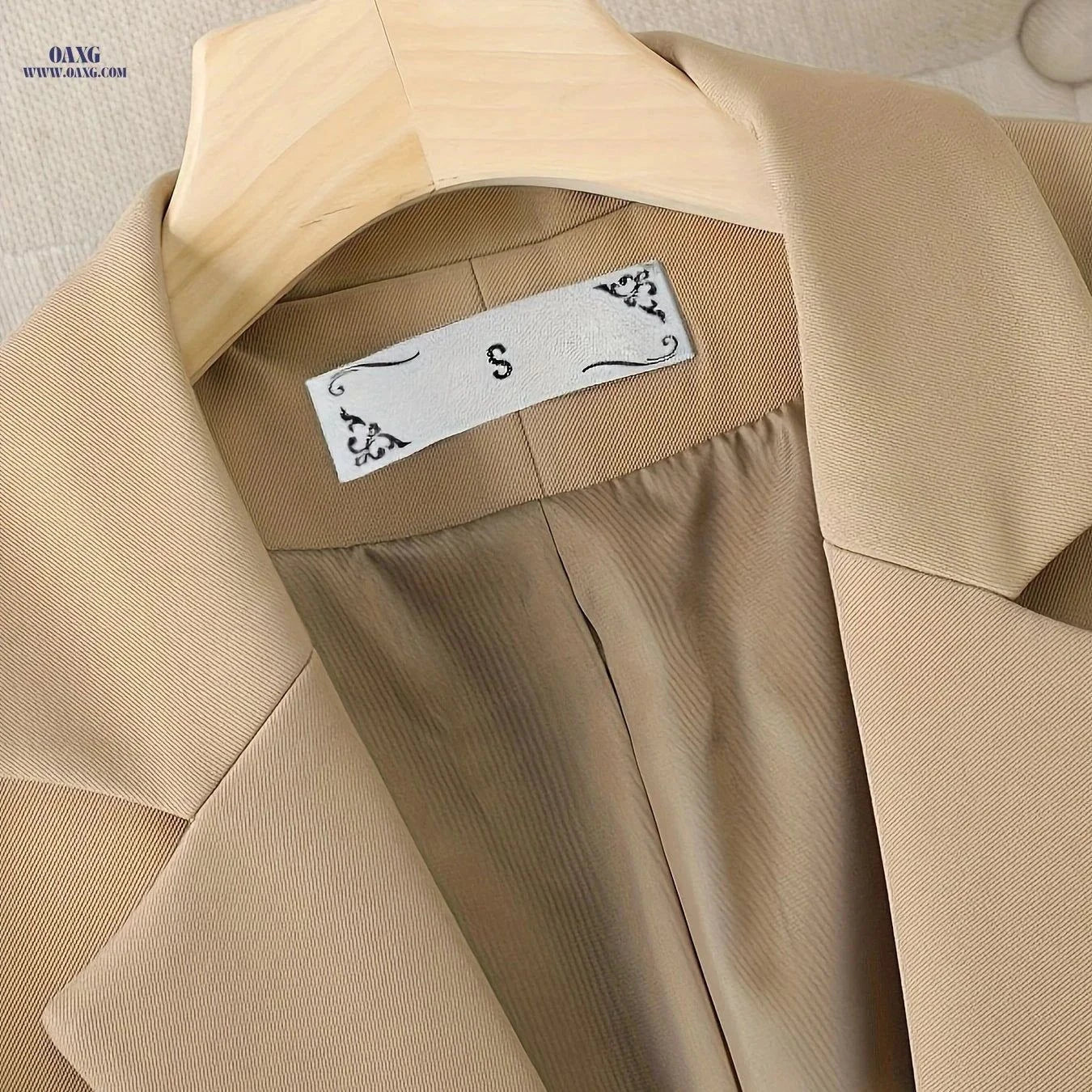 Elegant Women's Professional Suit - Slim Fit for All Seasons   OAXG White / XS