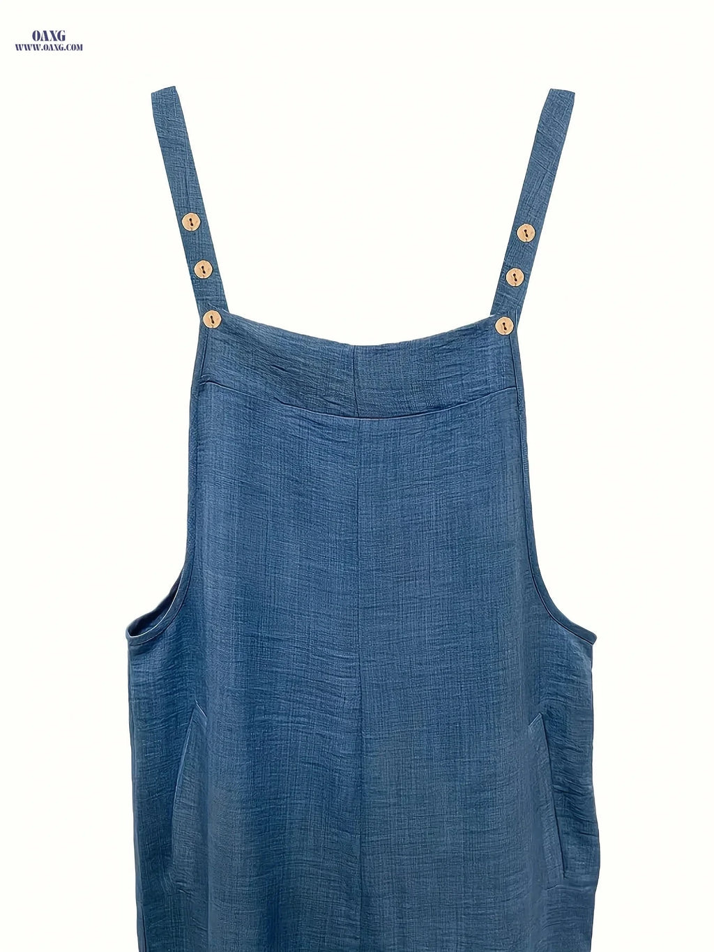 Elegant Women's Strapless Jumpsuit - Casual Beachwear, Machine Washable   OAXG Blue Navy / S