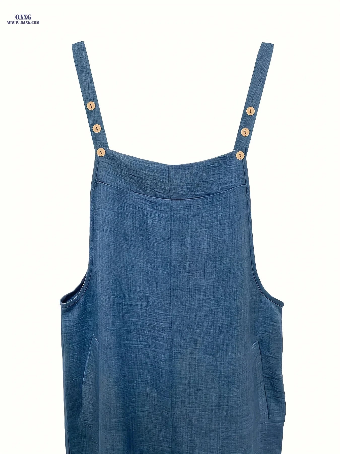 Elegant Women's Strapless Jumpsuit - Casual Beachwear, Machine Washable   OAXG Blue Navy / S