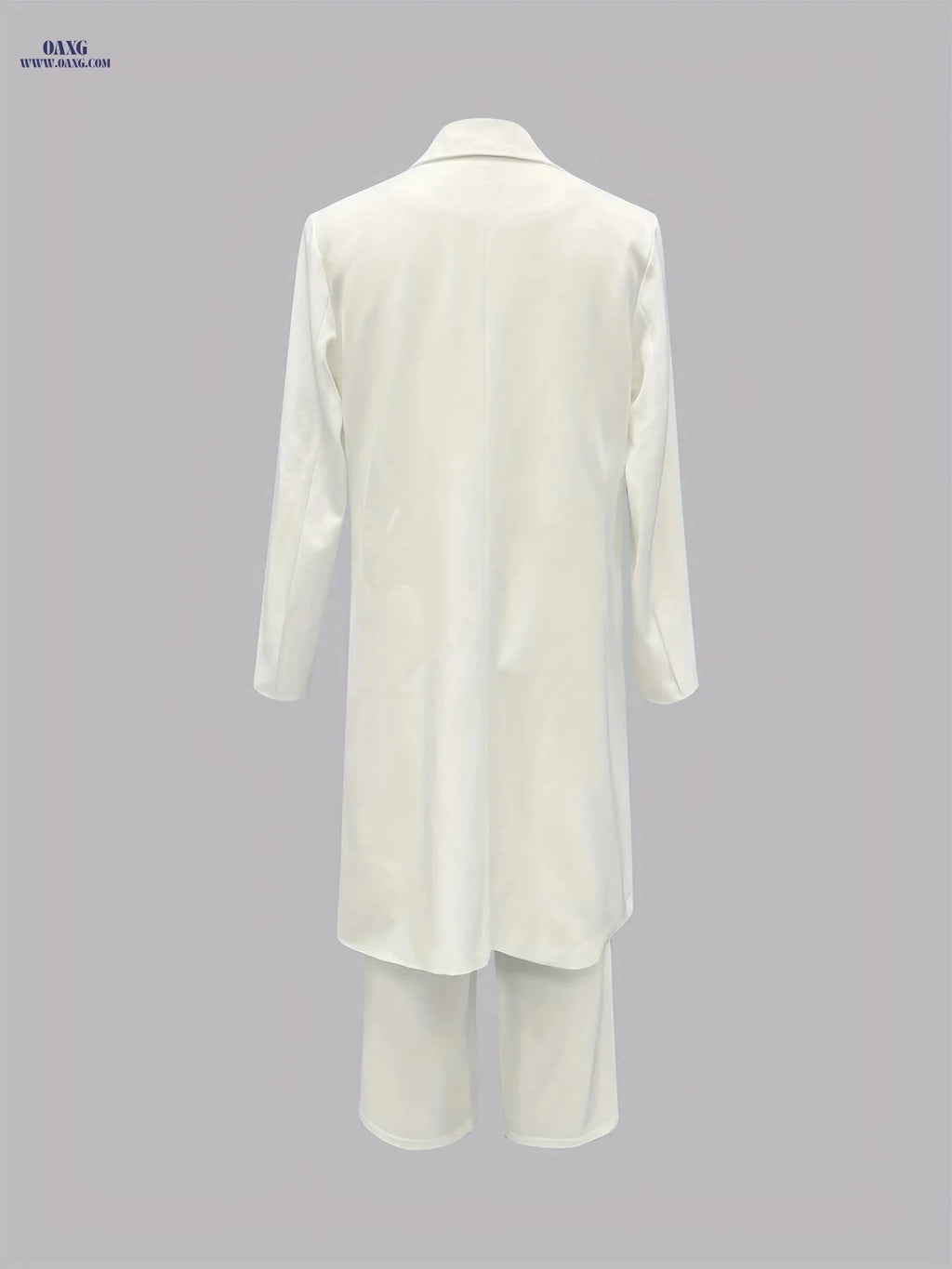 Elegant Women's Three-Piece Suit - Blazer, Vest & Trousers Set   OAXG White / S