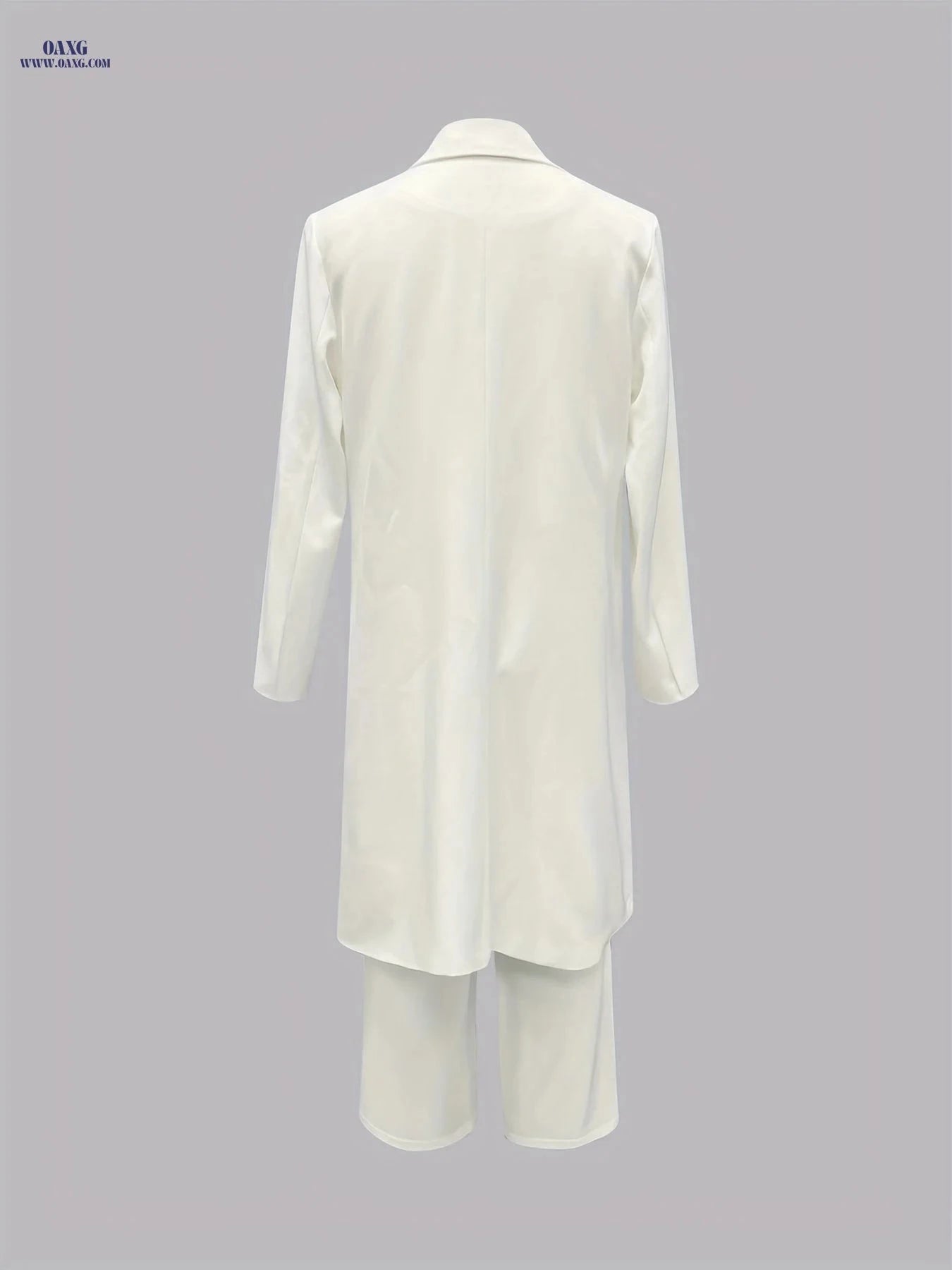 Elegant Women's Three-Piece Suit - Blazer, Vest & Trousers Set   OAXG White / S