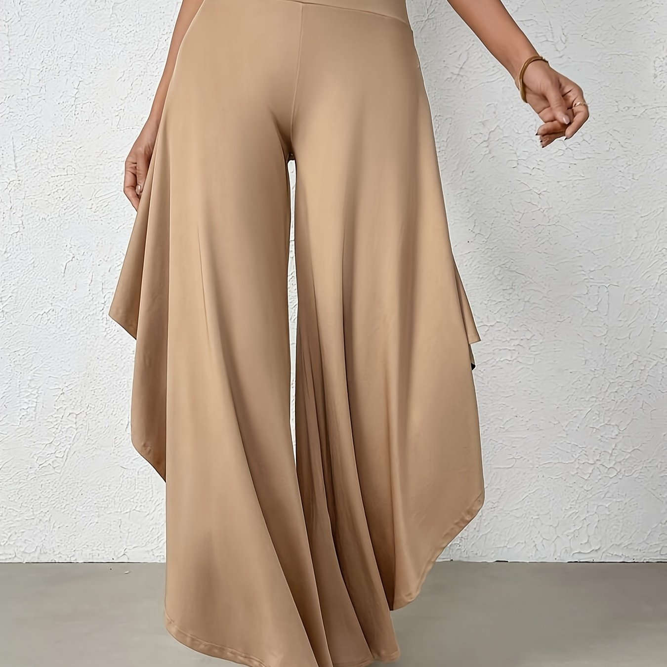 Elegant Yenaise Directional Pants - Comfortable Wide Leg for Spring   OAXG 