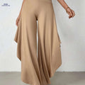 Elegant Yenaise Directional Pants - Comfortable Wide Leg for Spring   OAXG Khaki / XS