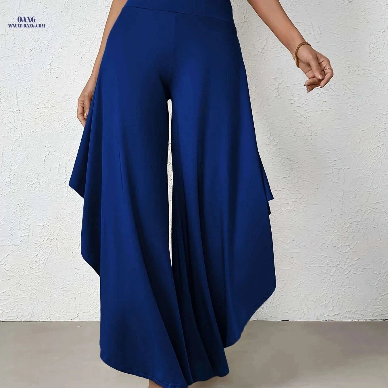 Elegant Yenaise Directional Pants - Comfortable Wide Leg for Spring   OAXG Khaki / XS