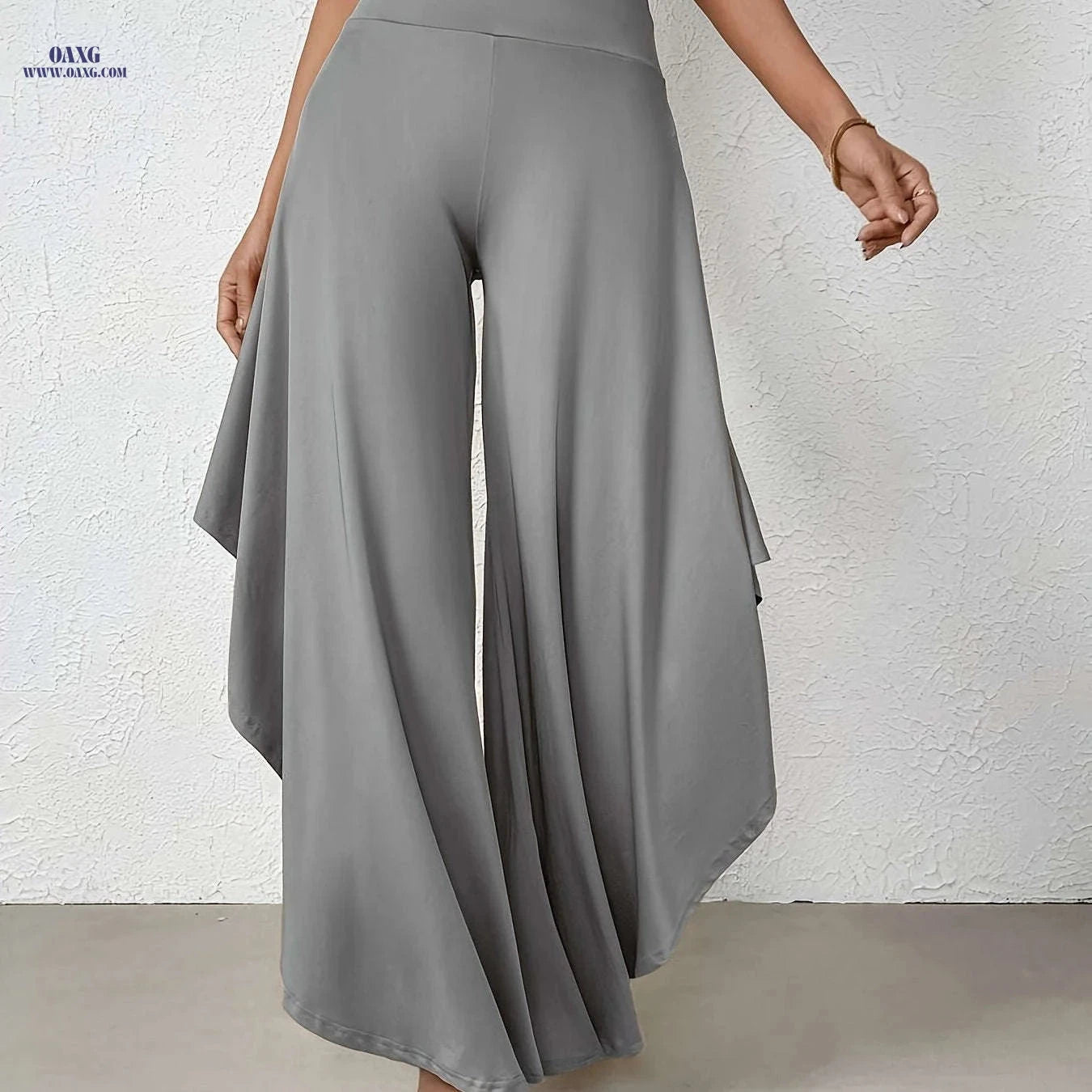 Elegant Yenaise Directional Pants - Comfortable Wide Leg for Spring   OAXG Khaki / XS