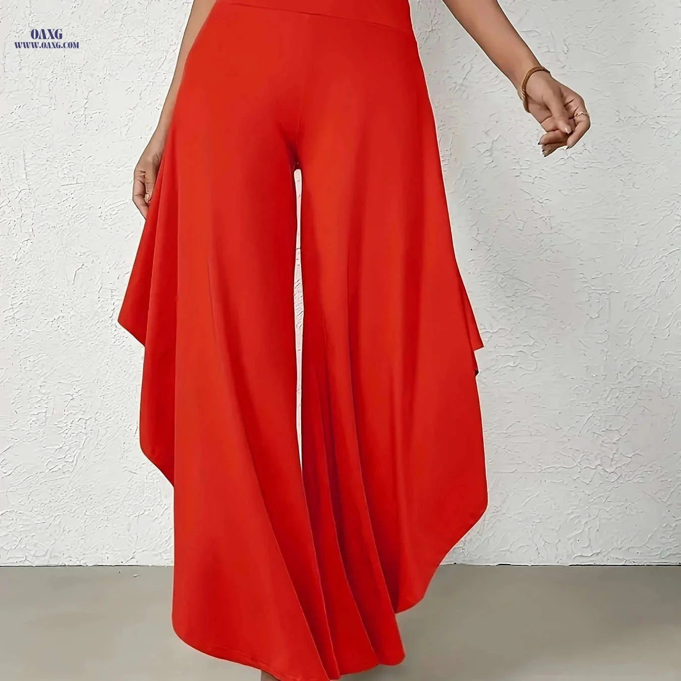 Elegant Yenaise Directional Pants - Comfortable Wide Leg for Spring   OAXG 