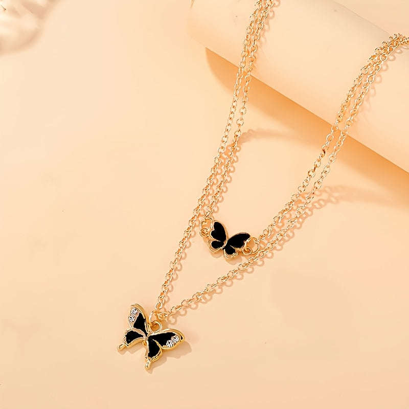 Ensemble de Bijoux Carrés pour Femmes - Collier, Bague et Boucles d'Oreilles   OAXG 