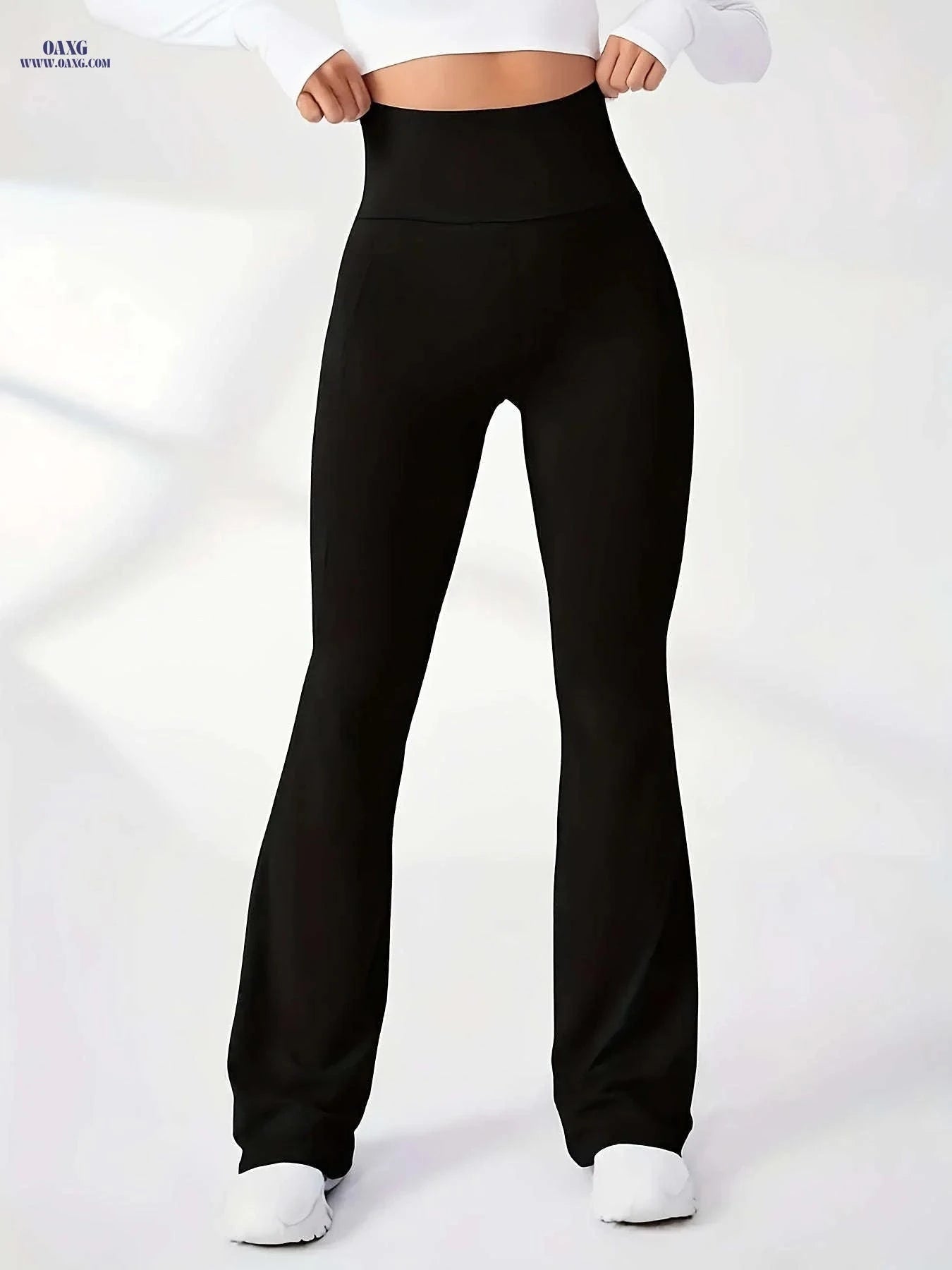 European American Fashion Flared Pants - Sexy Solid Color Style   OAXG 