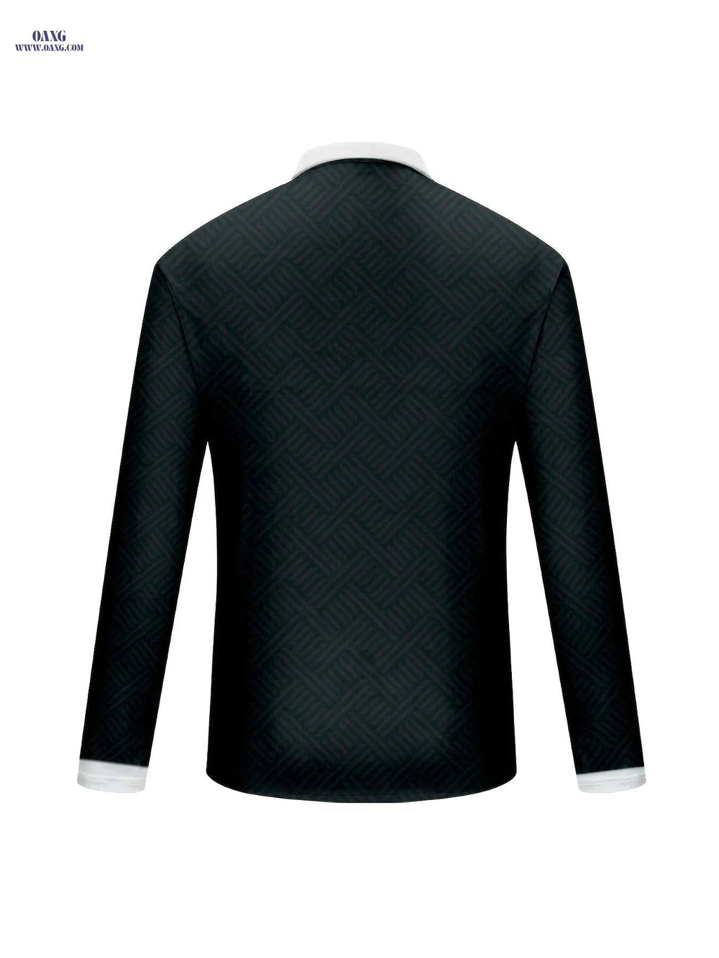 European and N Fashion Long Sleeve Shirt - Black & White Casual Style   OAXG 