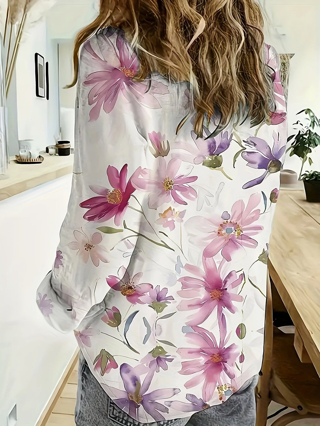 Fashion Women's Spring/Summer Shirt Top   OAXG Mixed colors / S